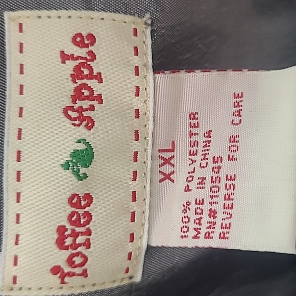 Metallic Blouse Shacket Long Sleeve Satin Tie Crystal Collar Buttons Whimsigoth - Picture 6 of 7